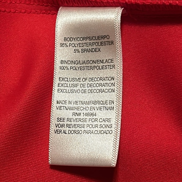 Donna Ricco New York A-Line Stunning Red Dress - Picture 3 of 4